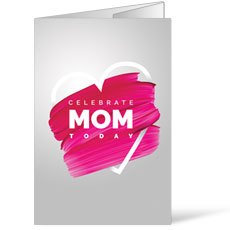 Mom Pink Paint Strokes 