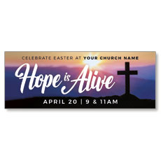 Hope Is Alive Sunrise Cross 