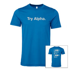 Try Alpha Good News T-shirt Small 