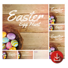 Easter Basket of Eggs 