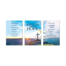 Sunrise Easter Brings Hope Triptych 