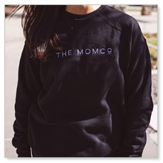 MomCo Crewneck Sweatshirt Black 