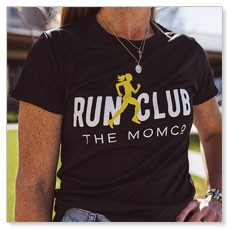 MomCo Run Club Activewear Tee 