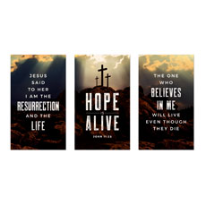 Hope Is Alive Crosses Triptych 